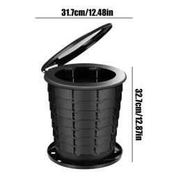 Portátil dobrável móvel WC para acampamento ao ar livre, lixeira Potty, WC móvel, banheiros, viagem de carro, novo - Image 6