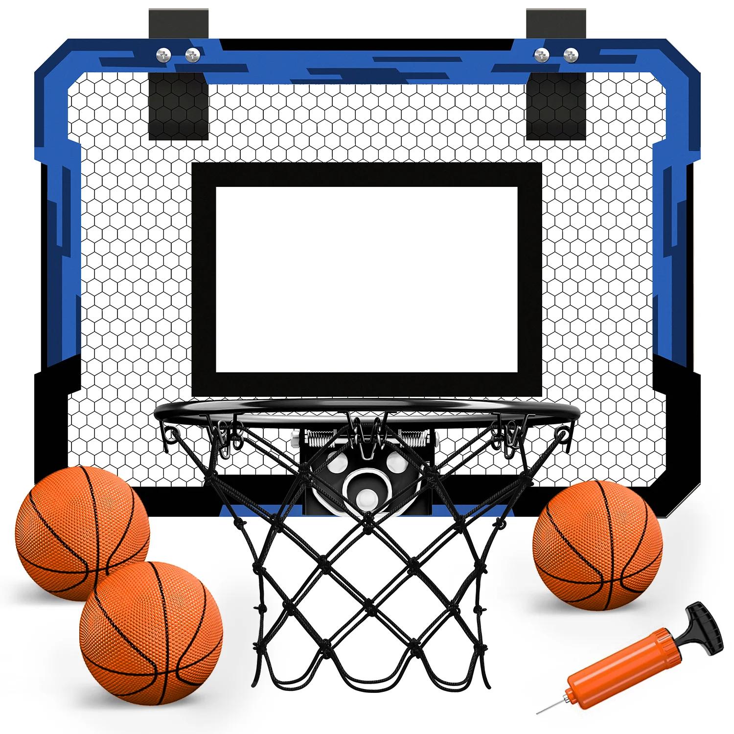 Crianças esportes brinquedos bolas de basquete brinquedos para meninos meninas 3 + anos de idade tipo parede dobrável basquete hoop jogar ao ar livre indoor jogos - Image 1