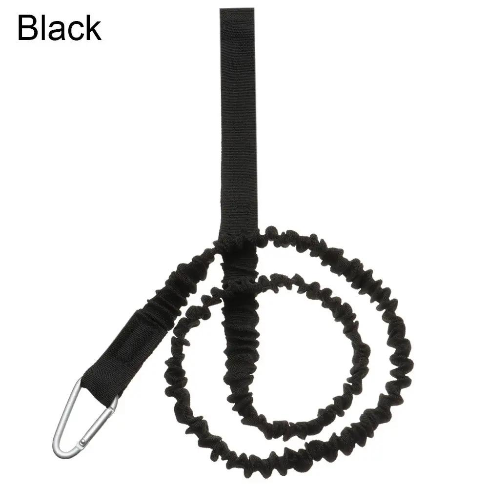 Trela de caiaque elástica ajustável Canoa Paddle Leash Vara de pesca Corda de segurança Mosquetão Ferramentas de barcos a remo Acessórios, Corda de segurança - Image 1