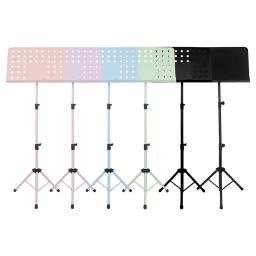 Dobrável suporte de partitura ajustável em altura, suporte leve música, suporte portátil música - Image 5