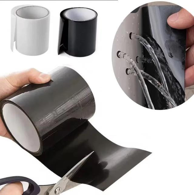 Fita Impermeável Super Forte para Reparos: Solução Adesiva para Vazamentos em Tubos e Mangueiras de Jardim