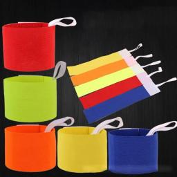 Braçadeira de futebol ajustável para crianças, braçadeira de capitão, amplamente utilizada, útil, esportes coletivos, futebol - Image 3