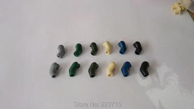 *Minifigs braços * 50pcs DIY iluminar bloco de tijolos parte no. Compatível com outras partículas de montagem