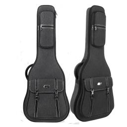 Jinchuan-Custom Logo Oxford Material Guitarra Bag, impermeável, à prova de choque, ombro duplo volta, 41 ", alta qualidade - Image 1