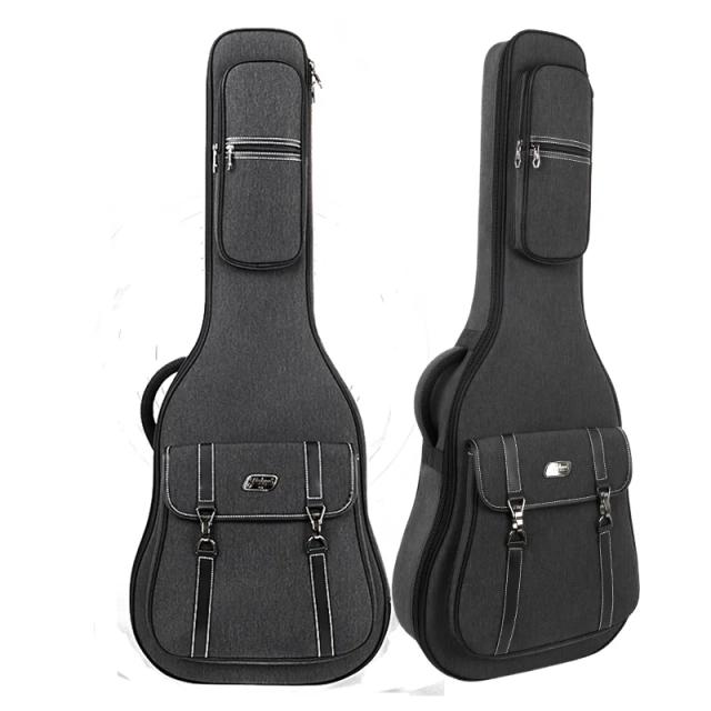 Bag para Guitarra Jinchuan com Logo Personalizado em Oxford Impermeável e à Prova de Choque com Alças Duplas - 41" de Alta Qualidade