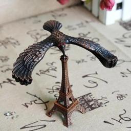 Decoração de escritório liga e-iffel torre modelo balanceado pássaro prop equilíbrio águia gravidade pássaro estatuetas em miniatura brinquedo decoração - Image 1