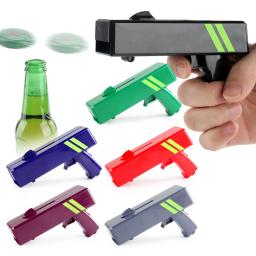 Abridor de cerveja de garrafa portátil, Cap Gun Launcher, Shooter Party Supplies, Drinking Game, Funny Toy Bar Tool, Kitchen Gadget Acessórios - Image 3