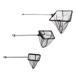 Rede de peixes de aquário portátil com alça longa extensível, rede de pesca, aço inoxidável, rede de pouso - Image 3