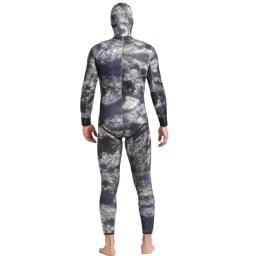 1.5/3mm terno de mergulho à prova de frio quente maiô de uma peça terno de caça de peixe corpo dividido mergulho livre surf sui t - Image 5