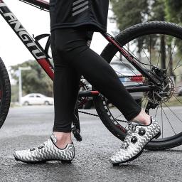 Sapatos ultraleves de ciclismo fivela dupla para homens, calçados esportivos profissionais, corrida de estrada, MTB, mountain bike lock - Image 6