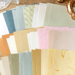 Floral Material Papéis, DIY Scrapbooking, Fazer Cartão Álbum, Pacote de Papel, Artesanato Artesanal, Suprimentos Decorativos, 10Pcs - Image 1