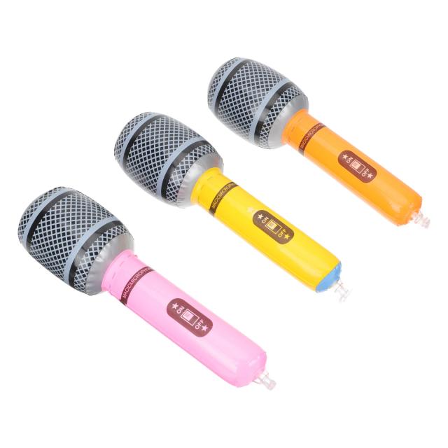 Microfone Inflável para Crianças - Brinquedo Musical Perfecto para Festas com Cores Aleatórias