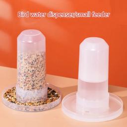Alimentador de pássaros para animais de estimação Suprimentos para pássaros Papagaio Frango Copo de água automático J60C - Image 1