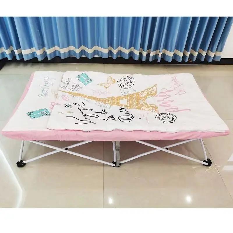 Cama de acampamento dobrável com saco de dormir, Cama ao ar livre, Cama de sesta infantil, Nature Hike, Diversão da praia, Suprimentos para caminhadas - Image 1