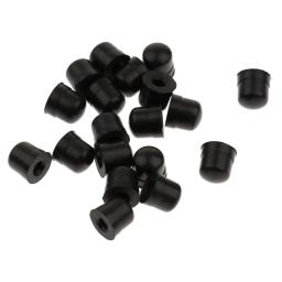 Silicone Trombone Slide Bow, Borracha End Tip Bumper, Brass Instrument, Acessórios de Reparação, Preto, 20pcs - Image 1