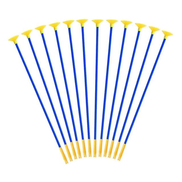 10 pçs 52cm otário setas od 4.5mm setas de fibra de vidro para jovens crianças iniciante prática ao ar livre arco tiro com arco presentes do miúdo