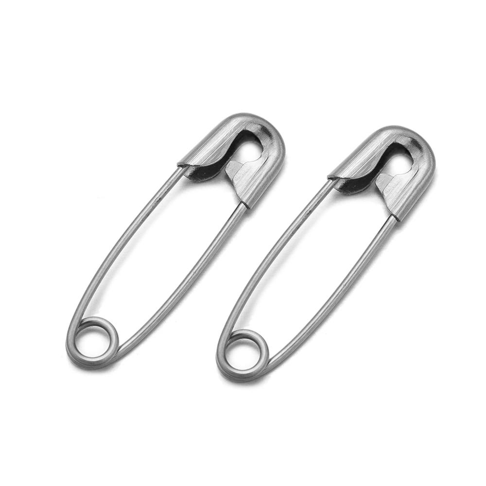 Alfinetes de aço inoxidável, 20pcs, diy, ferramentas de costura, agulhas metálicas, grande alfinete, pequeno broche, acessórios de vestuário - Image 1