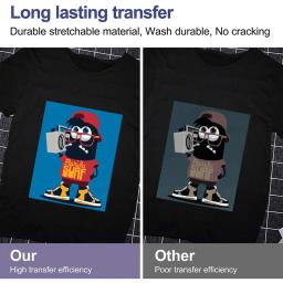 10-50 folhas de papel a4 para transferência de calor por sublimação, impressão de íon em tecido, copo de roupas, camiseta, artesanato diy para impressora jato de tinta - Image 4