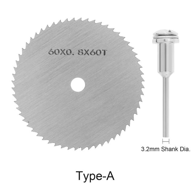 Disco de Serra HSS 60mm para Cortes Precisos em Madeira, Metal Macio e Plástico