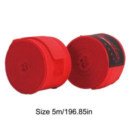 Envoltórios elásticos de boxe, bandagem de mãos muay thai, respirável, tiras de guarda para fitness, treinamento físico, 5m, 1-5 par - Image 6