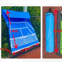 Treinador de tênis portátil, máquina de servir tênis, rede de salto, acompanhamento, acessórios de auto-estudo, direto, vela de tênis - Image 6