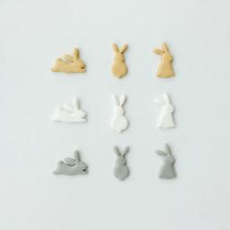 Moldes para Forma de Animais para Jóias, Wagashi, Brincos, Biscoito, Cortadores de Argila, Pássaro, Coelho, Gato, Brinco DIY, Pingente, Ferramentas de Argila - Image 2