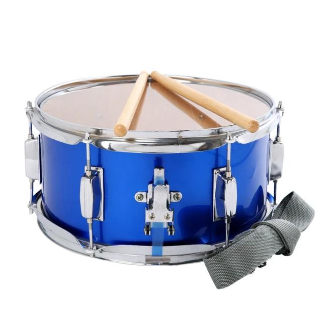 Bateria de Percussão Azul com Prato de 12 polegadas - Conjunto Completo