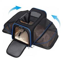 Multifuncional Pet Transporte Mochila, Bolsa dobrável para cão e gato, Eco-Friendly, Atacado - Image 2