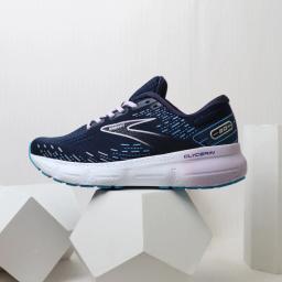 Tênis de corrida para homens e mulheres, tênis esportivos de longa distância para estrada, tênis casual azul palácio laranja, 20 BROOKS, Profundidade - Image 1