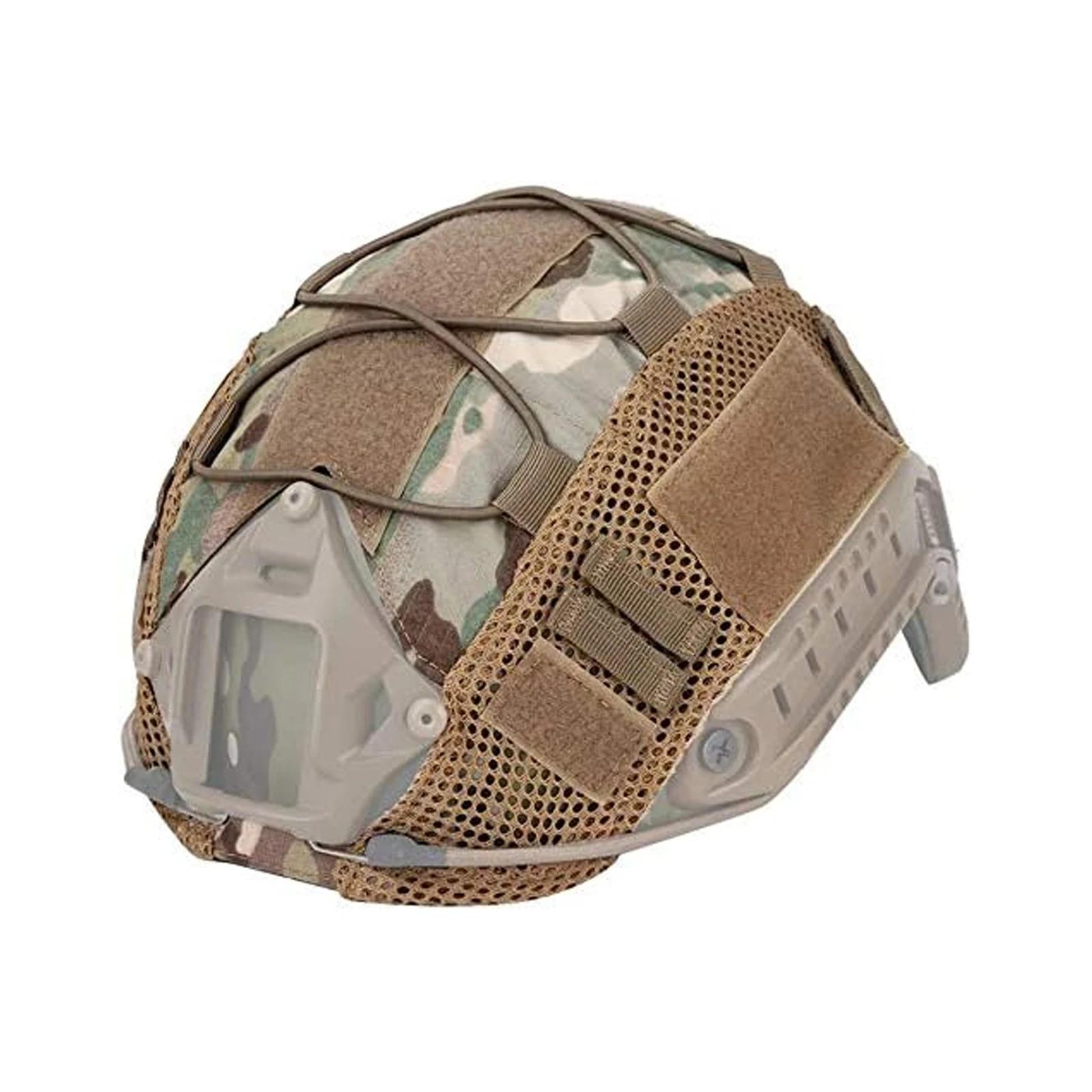 Conjunto de capacete tático de airsoft com capacete rápido balaclava máscara de malha de aço capacete tático capacete óculos de visão noturna montagem L4G24 - Image 1