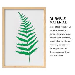 Estêncil Wildflower para Home Decor, Pintura em Madeira, Arte DIY, Artesanato De Casamento, 18Pcs - Image 5
