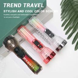 Lanterna solar portátil 3 modos de luz tipo-c recarregável tocha super brilhante com bateria 1200mah lanterna de busca de acampamento ao ar livre - Image 4