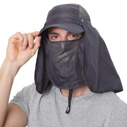Destacável UV Proteção Sun Hat, de secagem rápida, protetor solar Cap, Cap Pesca Cap, Face Neck Cover, Proteção solar, Verão, Upf 50 Plus - Image 5