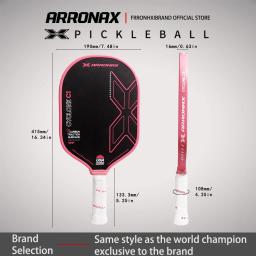 ARRONAX-USAPA Thermoformed Pickleball Paddle Racket, Qualidade Premium Borda, Material De Fibra De Carbono, Desempenho Popular, Nova Chegada - Image 6