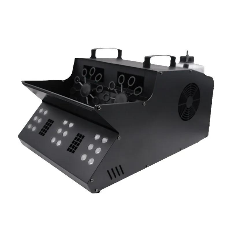 2000W Led Bubble Fog Machine Máquina integrada de bolha de fumaça de roda dupla Máquina profissional do efeito do partido do evento do casamento Para DJ Party Performance Halloween - Image 1