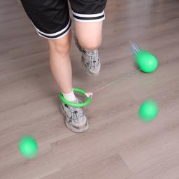Bounce Bouncy Ball para adultos e crianças, conjunto de pés esportivos, balanço, treinamento de equilíbrio, fitness, diversão, salto de 1 pé - Image 4