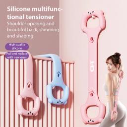 Figura 8 faixa de resistência fitness braço volta treinamento cordas elásticas exercício elástico para yoga pilates alongamento ginásio elástico - Image 2