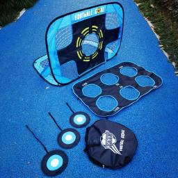 Equipamento portátil de treinamento de futebol, 4 modos de gol, dobrável, rede de alvo de futebol para quintal - Image 3