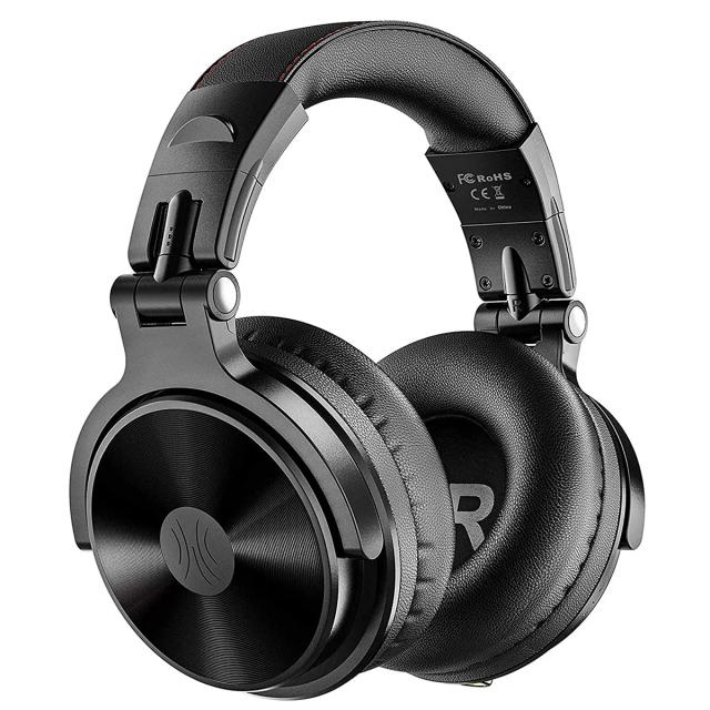 fone de ouvido sem fio bluetooth Oneodio Pro-C Fones de Ouvido Sem Fio: 110 horas de tempo de reprodução, Bluetooth 5.2, design dobrável e ajuste confortável, fones de ouvido estéreo com graves profundos e microfone