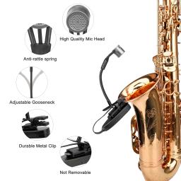 KIMAFUN 2.4G Sistema de microfone de saxofone sem fio compacto Microfone de instrumento musical para saxofone, trompete, tuba, buzina francesa, clarinete - Image 2