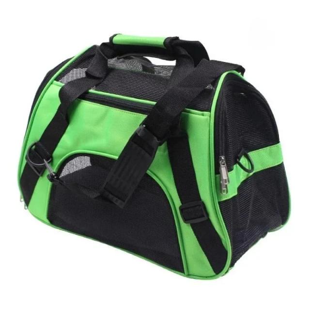 Bolsa de Transporte Portátil para Gatos e Cães Pequenos, Dobra e Respira com Design em Malha