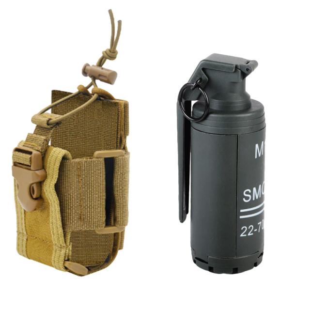 Conjunto Tático de Granada com Mochila MOle para Airsoft e Paintball
