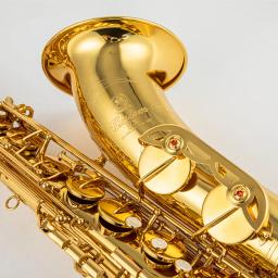 Saxofone High Tenor Gold com Case, YTS-875EX Bb Tune, Gloss, Instrumento de Sopros, Acessórios, Frete Grátis - Image 1