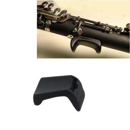 Ergonomic Black Oboé Clarinete, Dedo do Polegar, Instrumento Musical, Acessórios de fagote, 1 Pc - Image 3