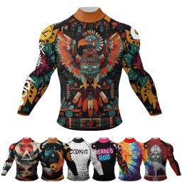 MMA treinamento Rash Guard para homens, produtos esportivos interessantes, compressão JJ, Jiu Jitsu Fitness, camisas de boxe, BJJ, treinamento de ginástica - Image 3