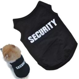 Colete preto para gatos e cães, camiseta para cachorros, roupas para animais, roupas de verão, roupas pretas - Image 4