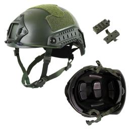 Capacete tático à prova de explosão ABS rápido, botão ajustável, suspensão, esportes ao ar livre, ventilador militar, engrenagem de campo CS - Image 5
