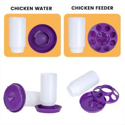 Balde alimentador de frango, Fonte de água automática, Chick Drinker Bucket, Beber Codorna Beber, Equipamento Bird, Waterer, 1L - Image 3