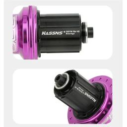 Hassns pro 7 36h rolamento do cubo traseiro 36 furos freehub mtb bicicleta quatro palin 32h cubo traseiro para 7-12 velocidades cubo barulhento bicicleta 6 cubos de lingueta - Image 5