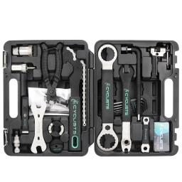 Ciclistas CT-K01 bicicleta multi-função ferramenta caso caixa de manutenção profissional 18 em 1 combinação terno iamok ferramentas de reparo de bicicleta - Image 4